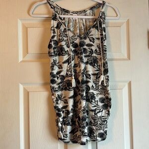 Old Navy Floral maternity tank‎ sz S Tropical casual vacation